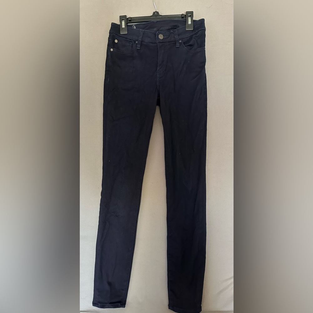 Dark blue skinny jeans AX size 27 like new very stretchy and soft denim like new